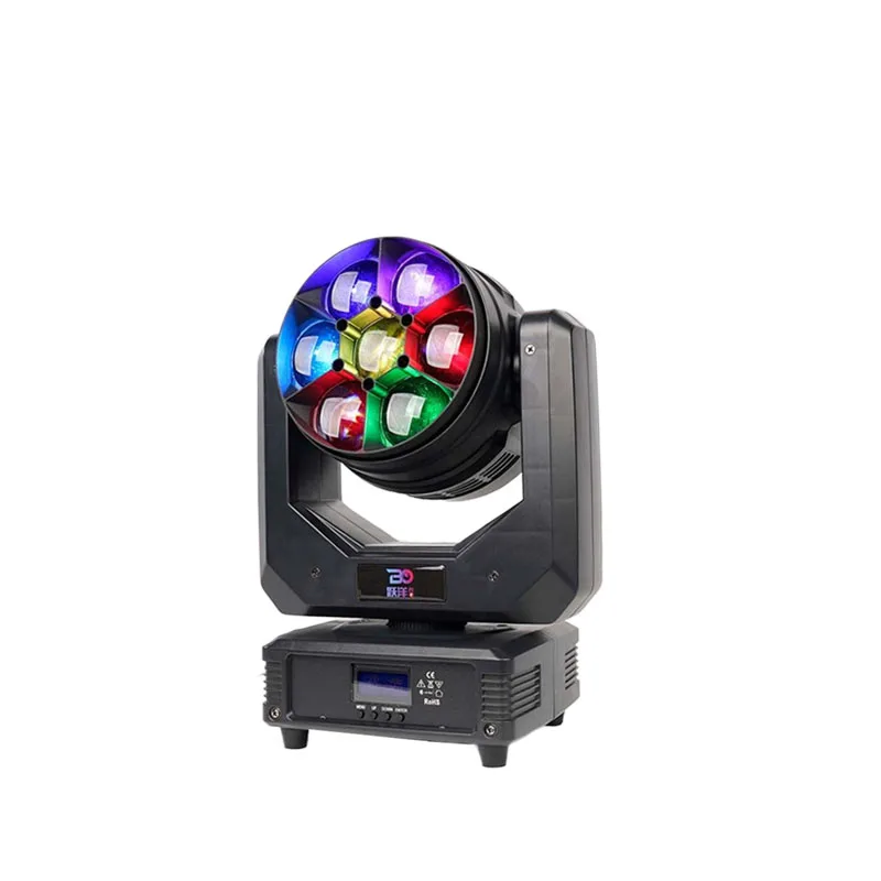 Professional Show Lighting RGBW 7x40w Wash Mini Bee LED Moving Head DMX Stage Light Pixel Wash Beam Lights for Night Club