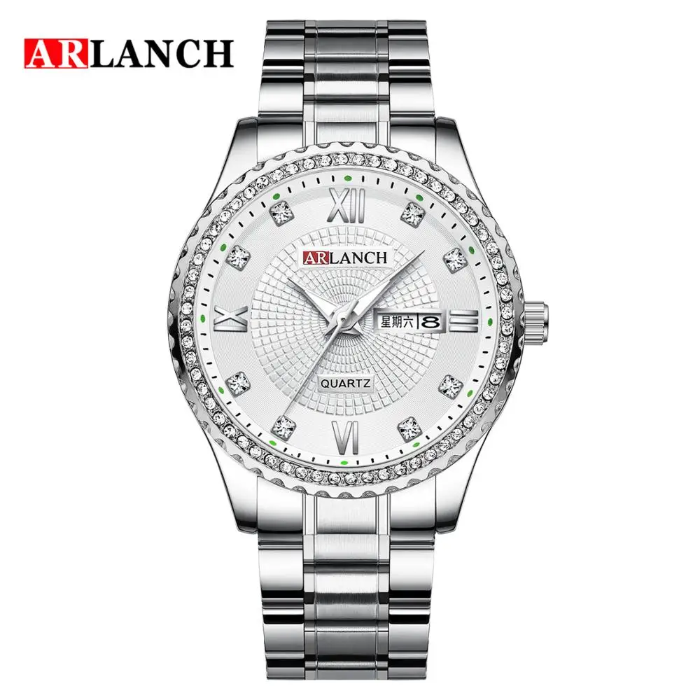 wholesale luxury Water Resistant stainless steel Feature hand wrist waterproof oem classic men watch