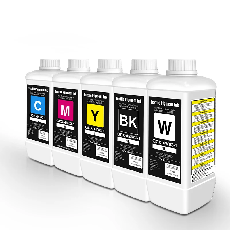 High Fastness Textile Pigment Dtg Ink For Brother Gt-381 384 Kornit Storm 1000