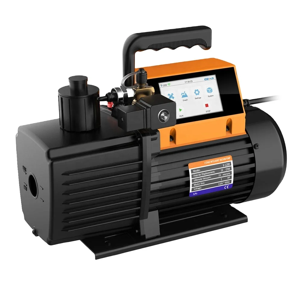 air conditioning parts 12 CFM Vacuum Pump 2 Stage Intelligent App Control R410a for Air Conditioner Refrigerant Air Tool