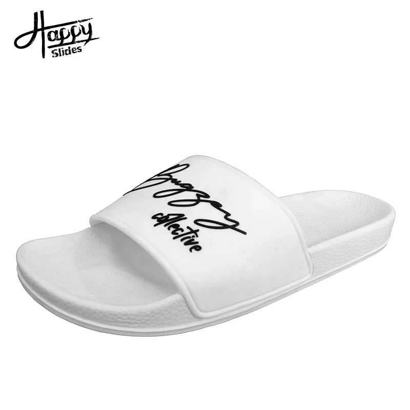 Оптовая продажа; Белые шлепанцы на заказ; Летние мужские шлепанцы; Белые шлепанцы; Дизайнерские шлепанцы с открытым носком