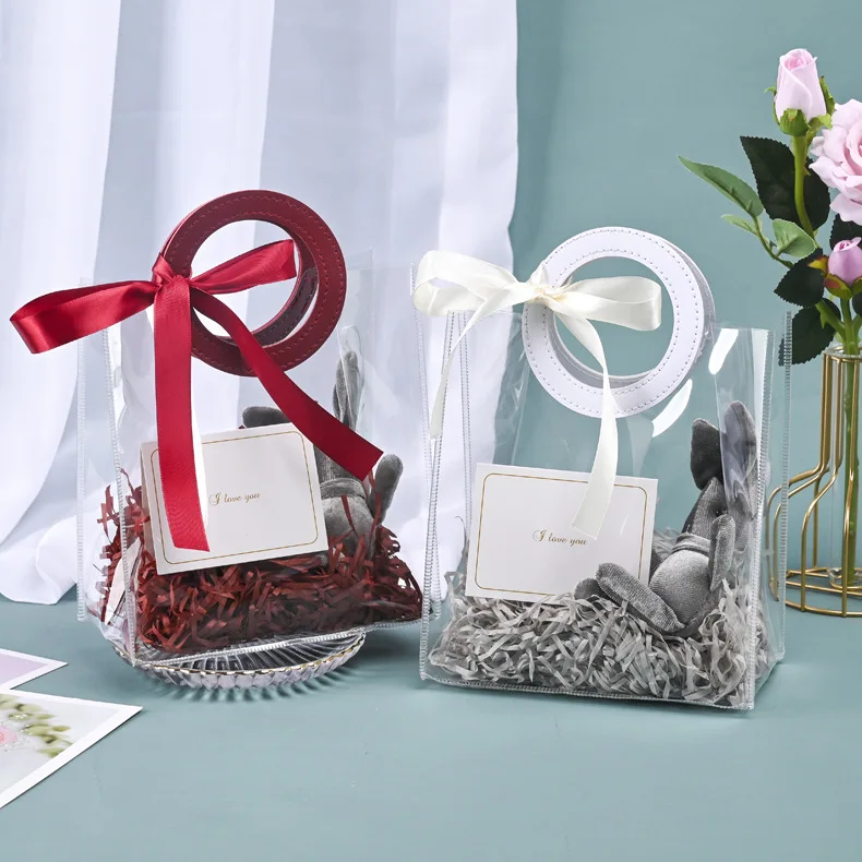 Высокое качество модный дизайн Индивидуальный Логотип Печатный Прозрачный водонепроницаемый большой ПВХ мешок