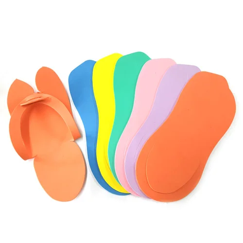 Disposable Foam Pedicure Slippers mule EVA Sandals spa slippers disposable open toe disposable spa slippers
