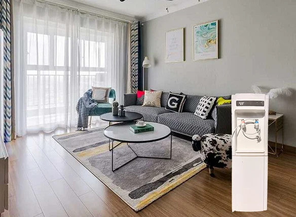 Free Standing Drinking Machine Cheap Water Cooler Dispenser With Two Tap