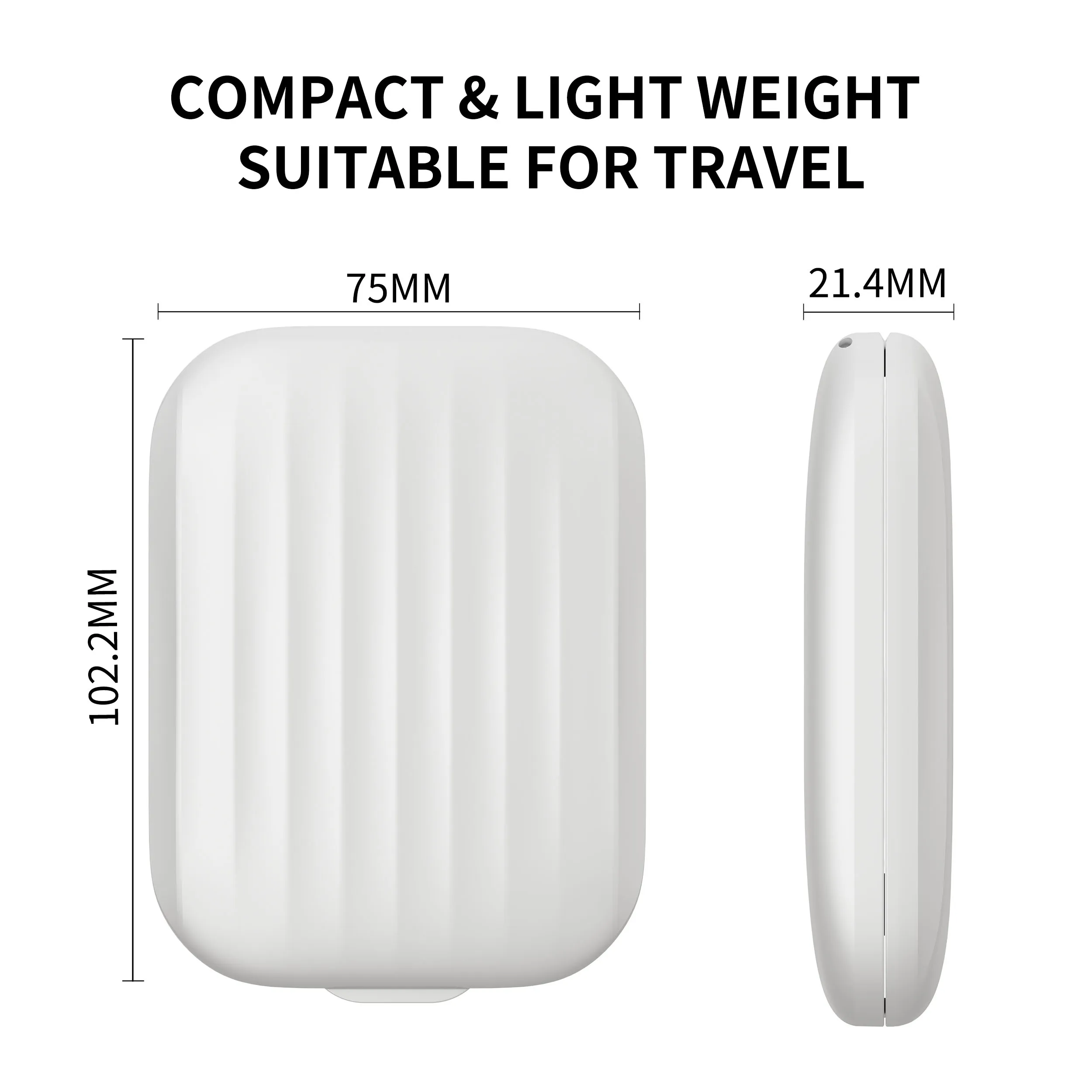 Custom Logo Personalized Touch Switch Mini Makeup Small Hand Travel Folding Pocket Mirror Compact Mirror With LED Light