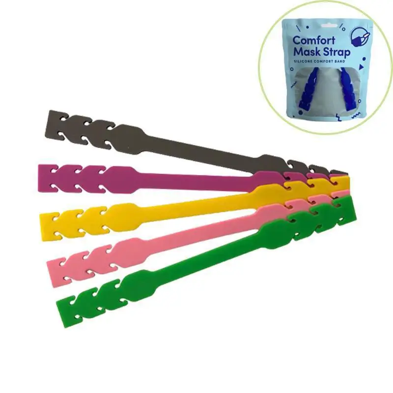 2020 силиконовая Регулируемая Комфортная эластичная маска-удлинитель с ремешком и крючком для головы и лица Защита для ушей для детей и взрослых PMS001