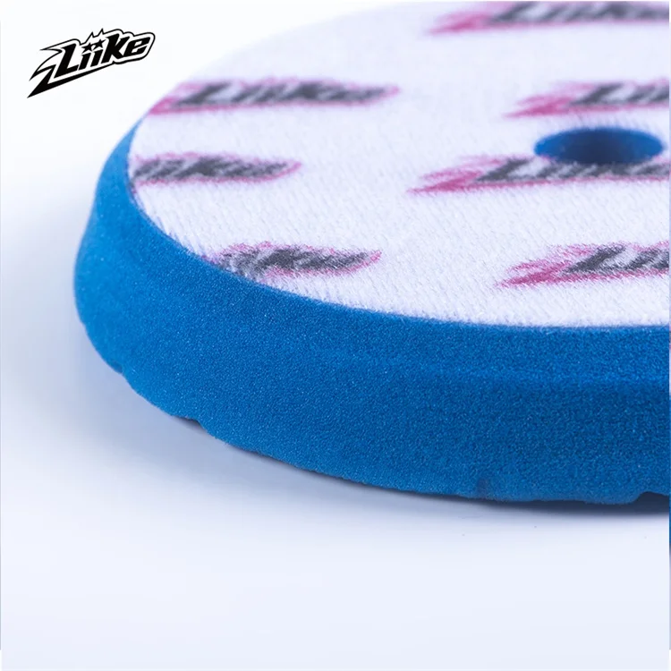 6inch Car Polish Compounding Foam Pads Foam Buffing Disc Bevel Edge Strong Backing Polishing Pad
