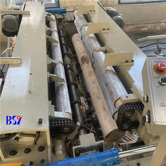 High speed  wood barking machine/birch wood log debarking machinery for veneer peeling 4feet and 8feet