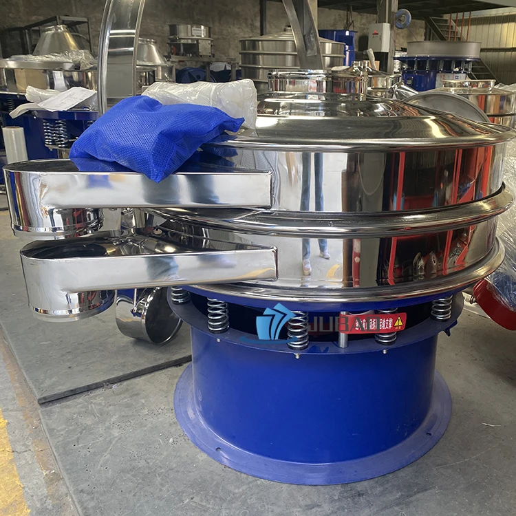 Graphite powder machine carbon powder screening Ultrasonic vibrating screen round fine powder screening machine