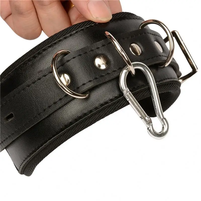 New York Erotic Toy sm Metal Spreader Bar With 4 Cuffs neck collar bdsm restraint bondage Adult  sex Slave bondage kit sex toys