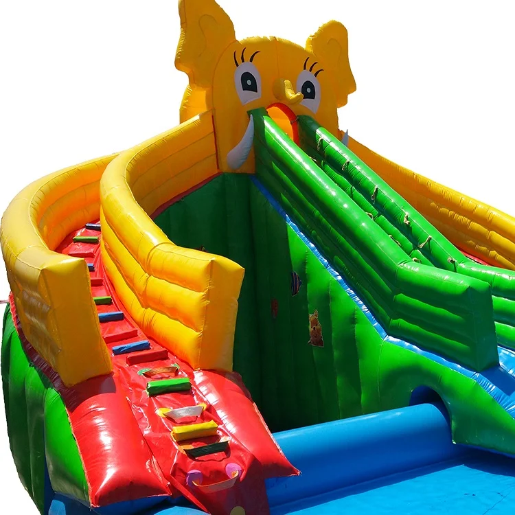 Fire Retardant High Tensile Strength PVC Inflatable Fabric for Kids Bouncy Castle and Water Slide