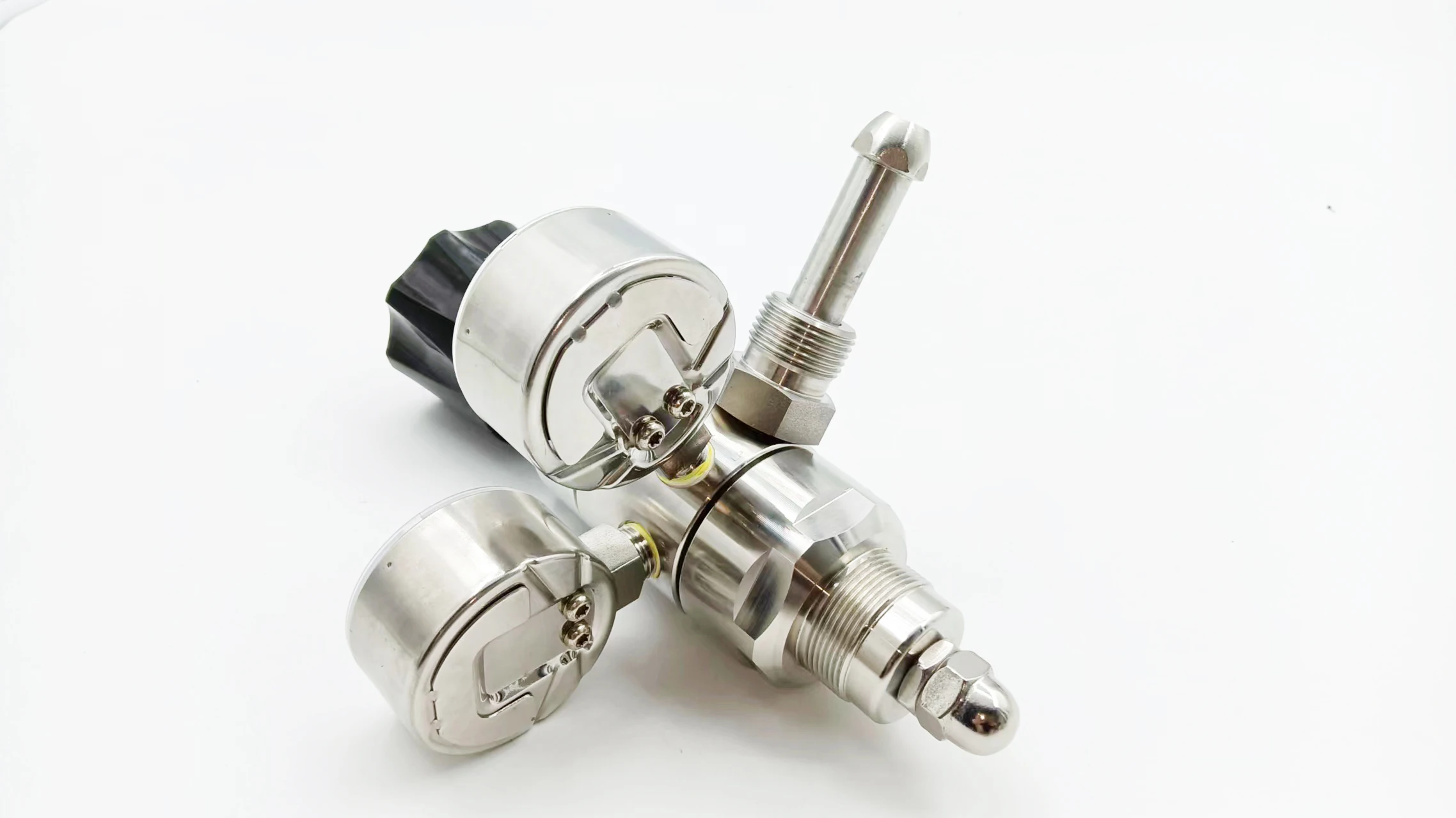 AFKLOK Manual Two-Stage Pressure Regulator High Pressure High Temperature Reducer Diaphragm Design for General O2 Application