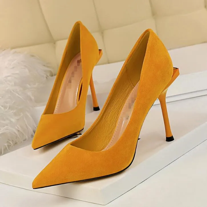 cy10356a Hot Sale Women Dress Shoes Ladies Sexy High Heels