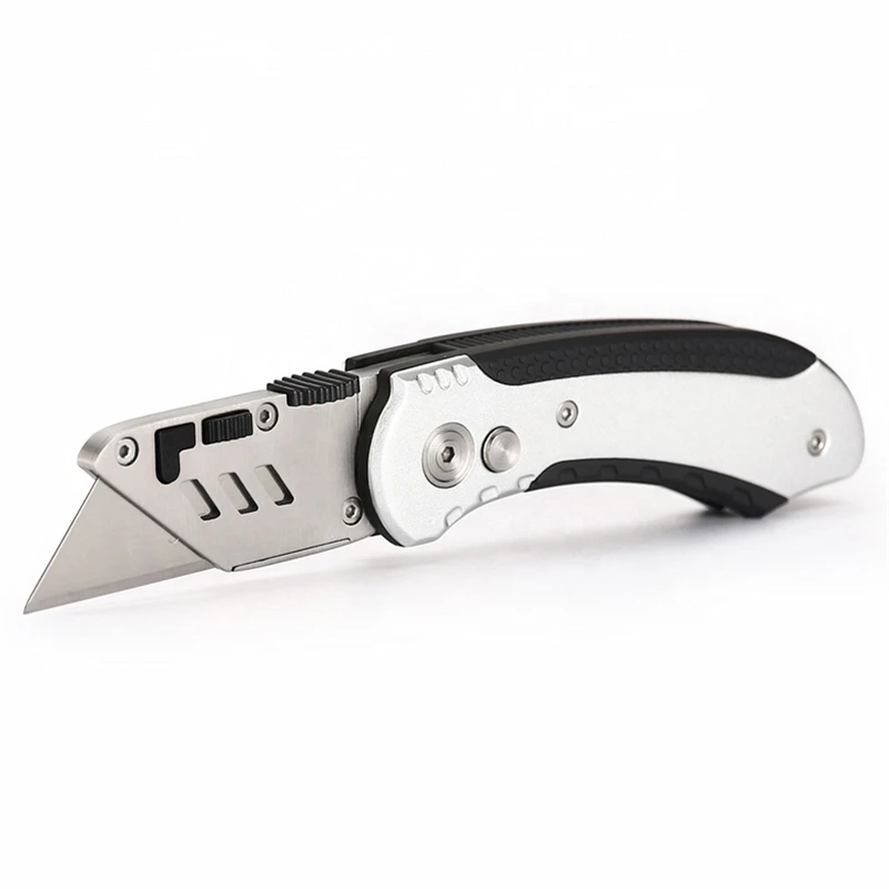 GHK SK5 Blade Aluminum Handle Utility Knife Paper Cutter Cutting Utility Knife Foldable