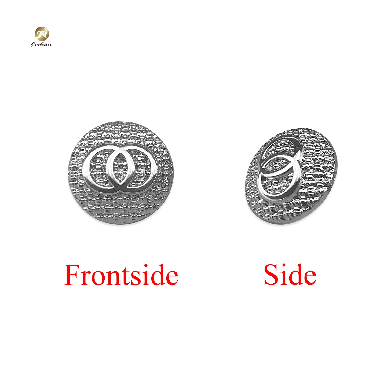 Garment Accessories Custom Cc Style Luxury 20 Mm Metal Blazer Button Golden Metal Button For Coat