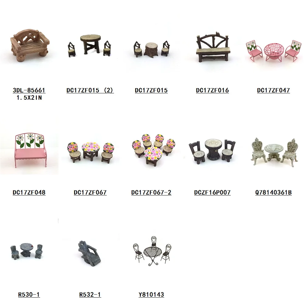 Spring Fairy Garden Ornaments Polyresin Woodland Fairytale Fairy opening Door Resin Turquoise Door