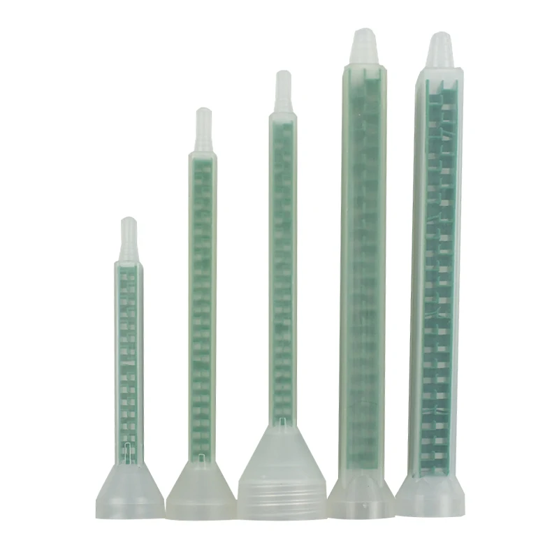 Square shape Round mouth thread mouth mixing tube Disposable mixing nozzle