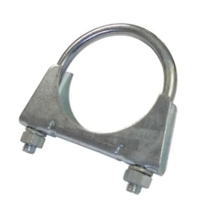 Heavy duty stainless steel U bolt clamp muffler Exhaust pipe clamp for car