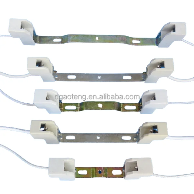 Ceramic Lamp Head Ceramic Lampholder Halogen Bulb Adapter Holder Heat Resistant R7s Ceramic Waterproof Lamp Fittings