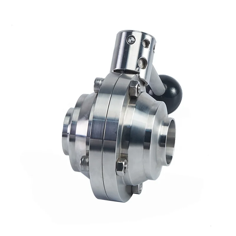 
SS304 Sanitary Welded Butterfly Type Stainless Steel Ball Valve 