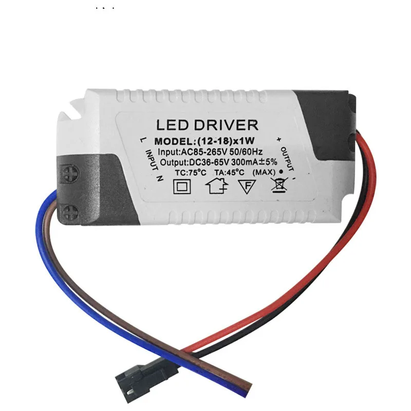 plastic shell led driver 300mA 240ma 7W 9W 12W 18W 24W factory price wholesale china light IC led driver