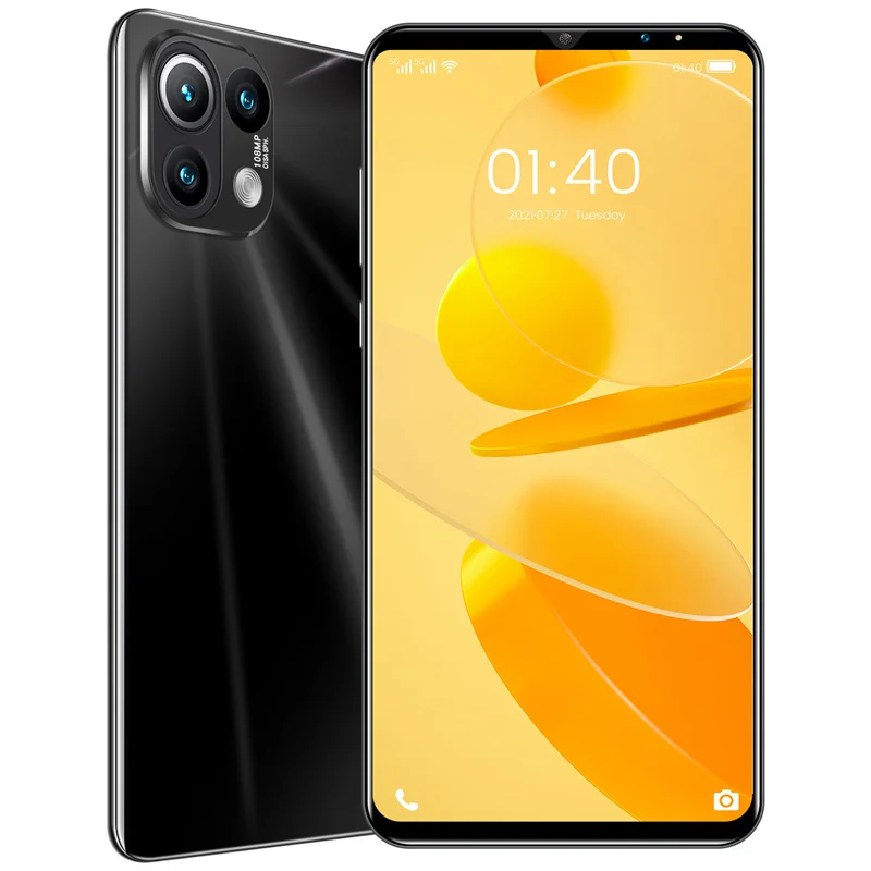 6.1 Inch Full Screen RAM 16GB+ROM 512GB Dual Sim Nano Sim Card 5G Android Mobile Phones Small Cell Phones Smartphone