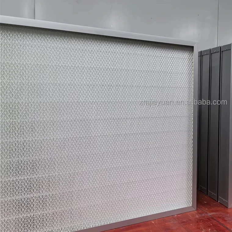 Large Laminar Flow mini Pleated H13 HEPA air Filter HVAC laminar 0.3 Micron FFU 99.99% Clean 570*1170*69