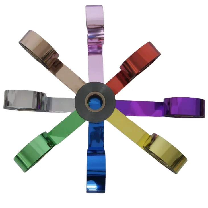 50mic 100mic 125mic  140mic 150mic  curling  PET sequin film rolls spangle sequin rainbow  bean sequins