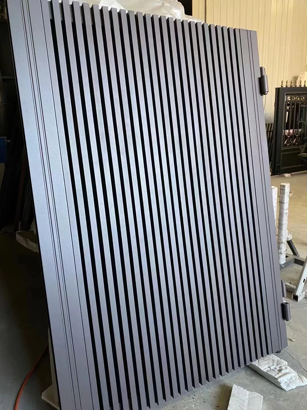 Aluminum Fence Louver Garden Fence Panels Design Professional Private Metal Modern Slat Fence Heavy Duty Horizontal Bar 20 Years