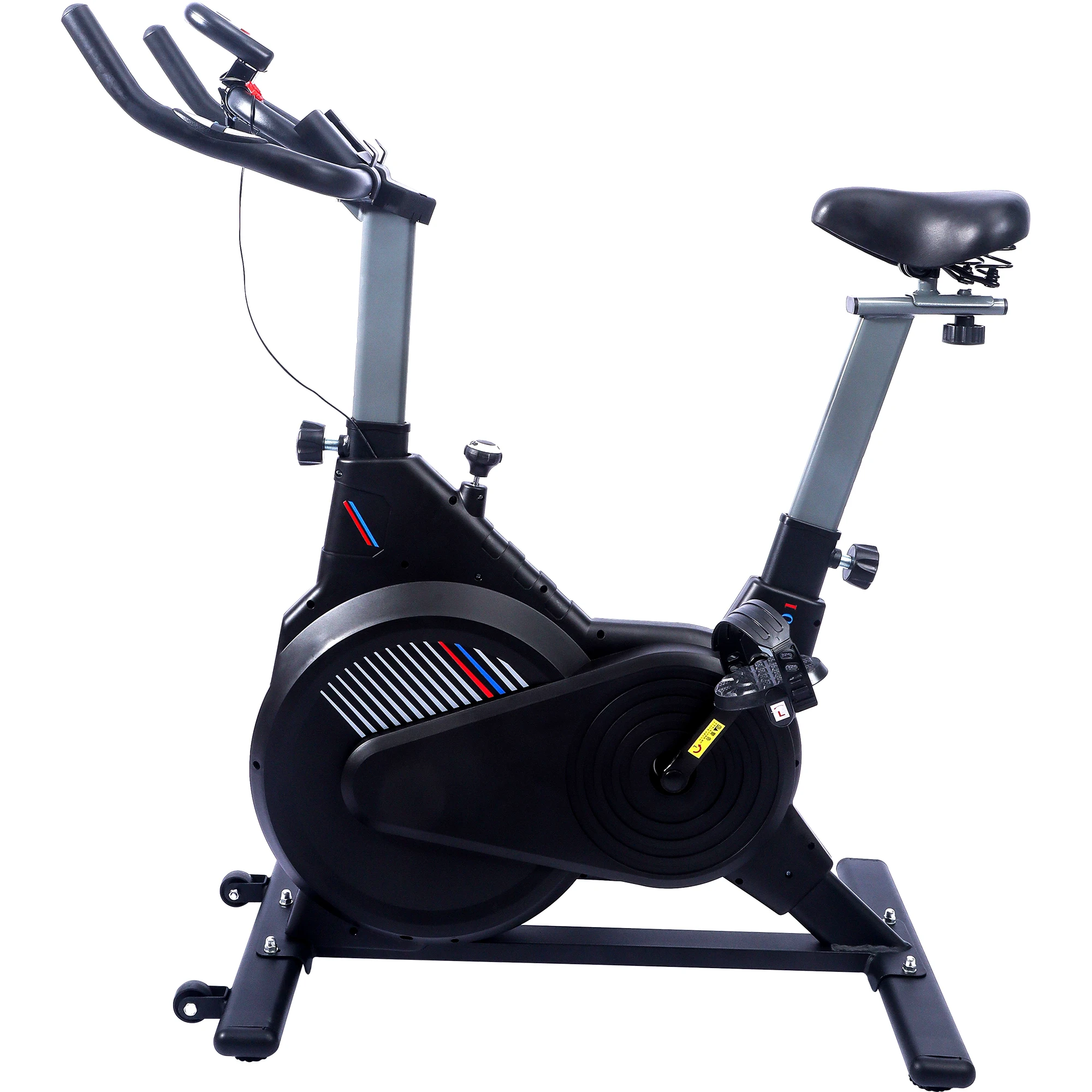 Heavy-Duty 150kg Max Steel and Metal Spinning Bike Magnetic Brake System Multi-Data Display for Gym and Home Exercise