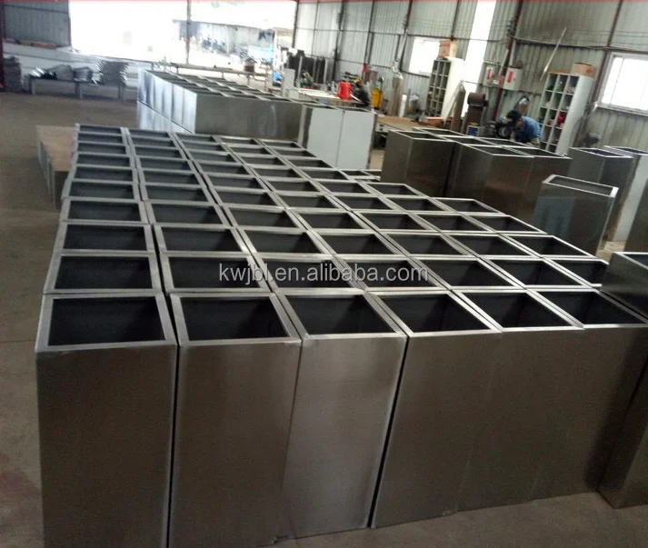 Stainless steel square Planter Stainless steel flower pots planters