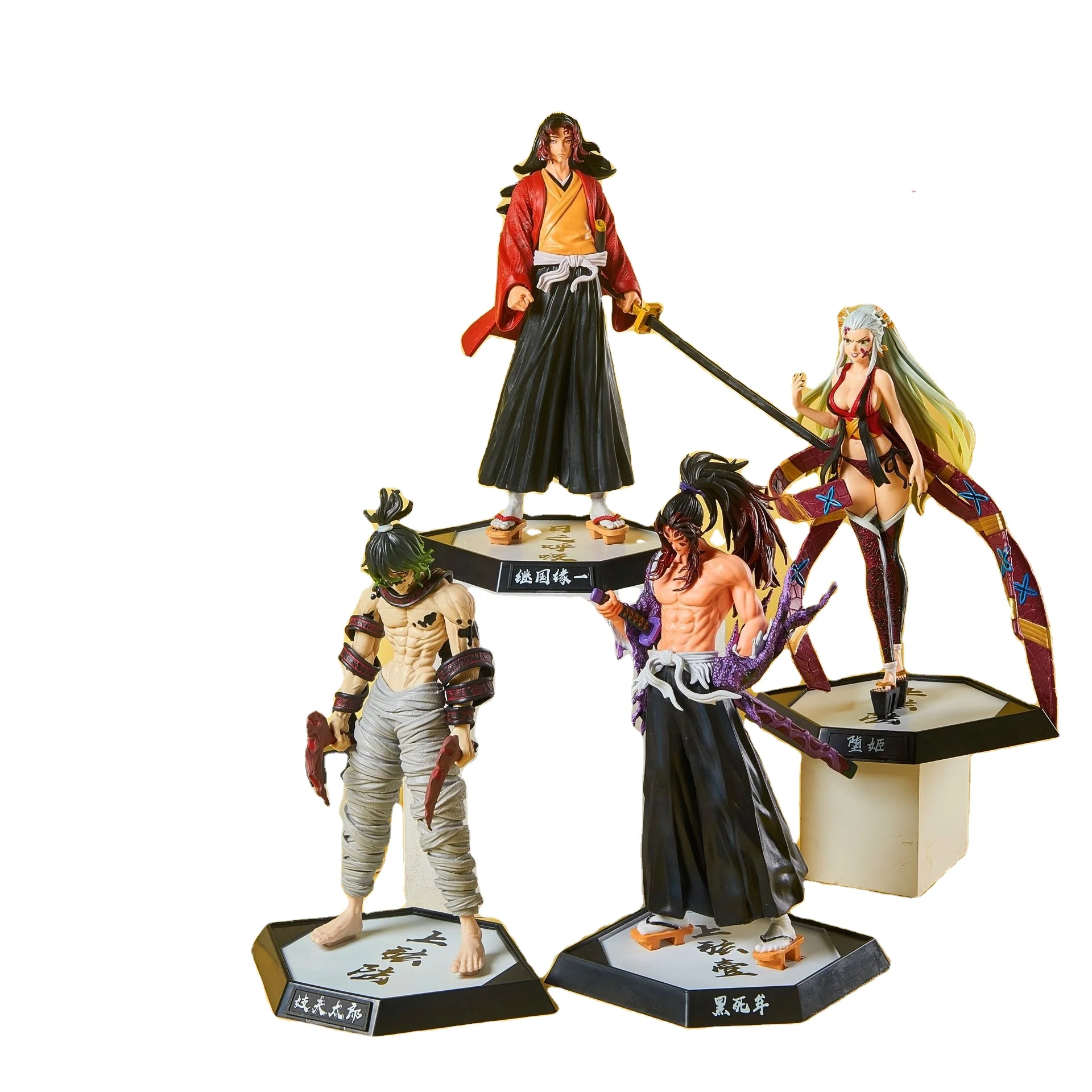 Demon Slayer GK Gyutaro Daki Inosuke Hashibira Kokushibo Yoriichi Tsugikuni New Characters PVC Figures