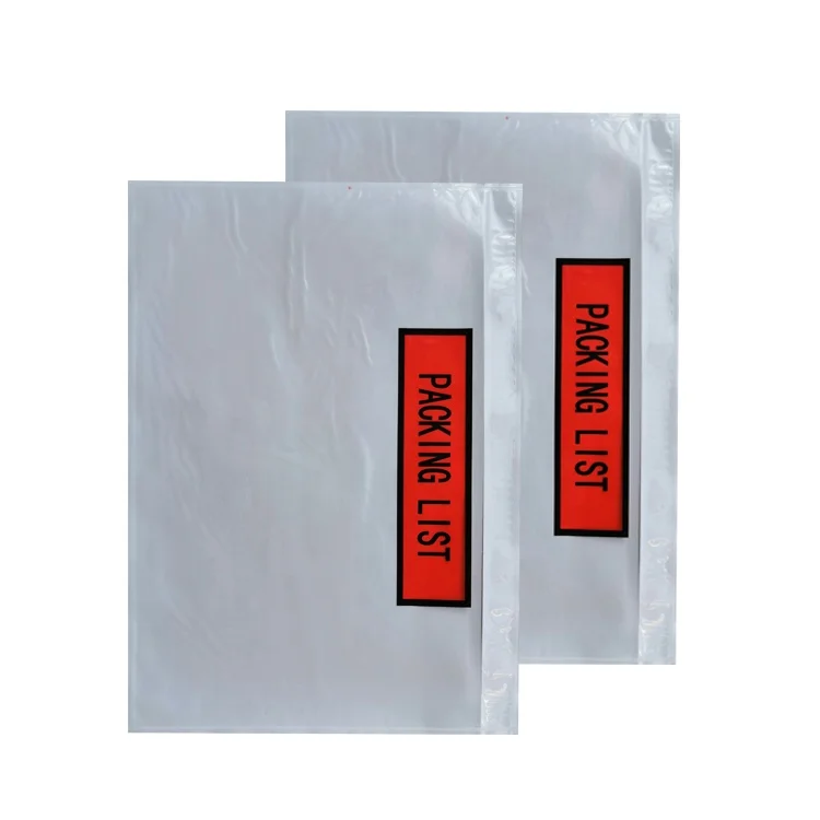 
Printing Self Adhesive Packing Slip Envelope From Factory 