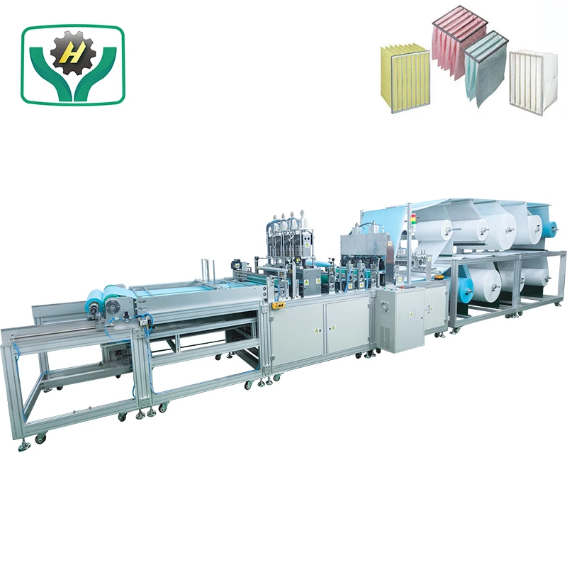 Custom Sliced Rewound Disposable Nonwoven Air Conditioner Filter Ultrasonic Making Equipment