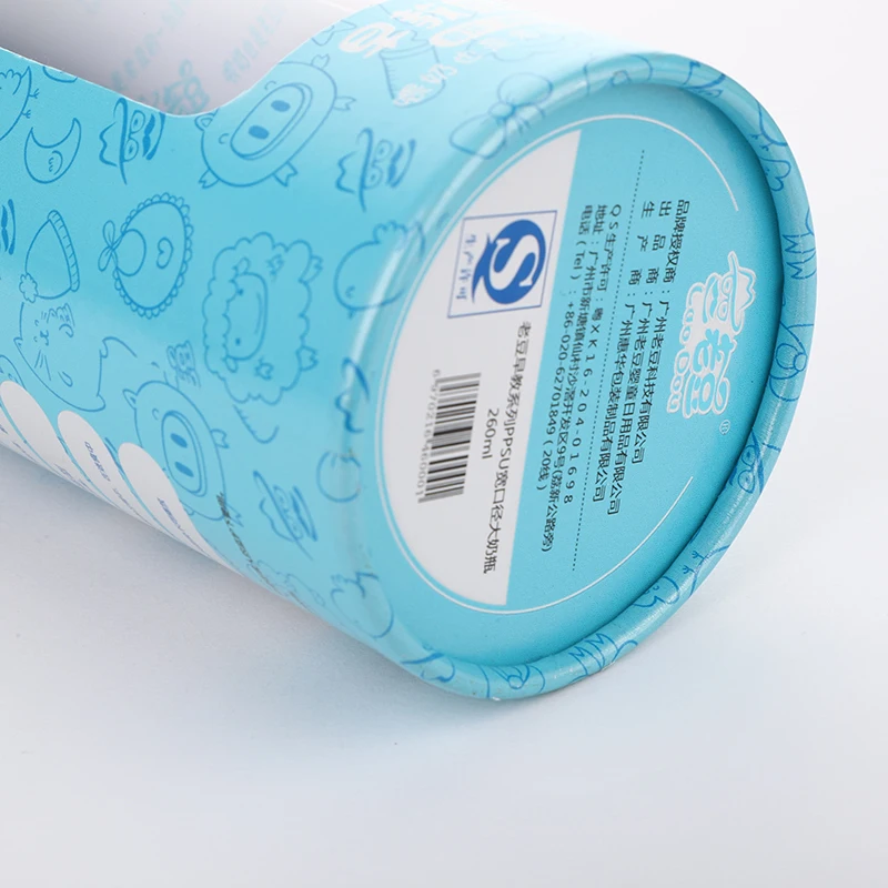 Custom  Eco-Friendly Cylinder Packaging Box Scarves T-Shirt Tube Packaging Round Cardboard Box For Clothing With Window