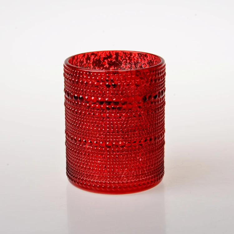Малый ртуть тиснением цвет tealight votive стекло подсвечник jar для домашний
