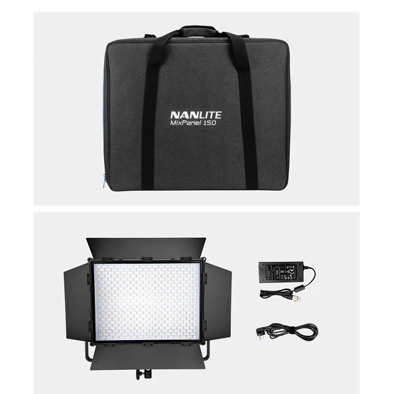  Черная фотография прямоугольная Nanlite mixpanel 150 3 в 1 ультра яркая Вт RGBW Светодиодная лампа для
