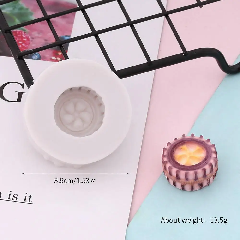 3D Tire Shape Silicone Mold Car Tire Motorcycle Tire Cake Fondant Chocolate Molds Cake Decorating Tools DIY Baking Soap Mould