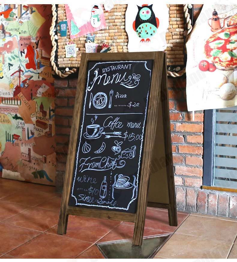 Custom Size Double-sided Magnetic A-type bracket board can be moved home  drawing board handwritten