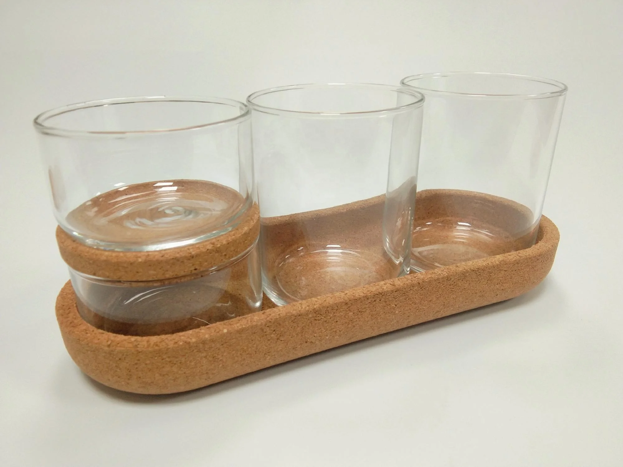 2022 Kitchen Storage Bottle Cork Lid Drinking Glass Bottle with  Cork Cup Flip Top