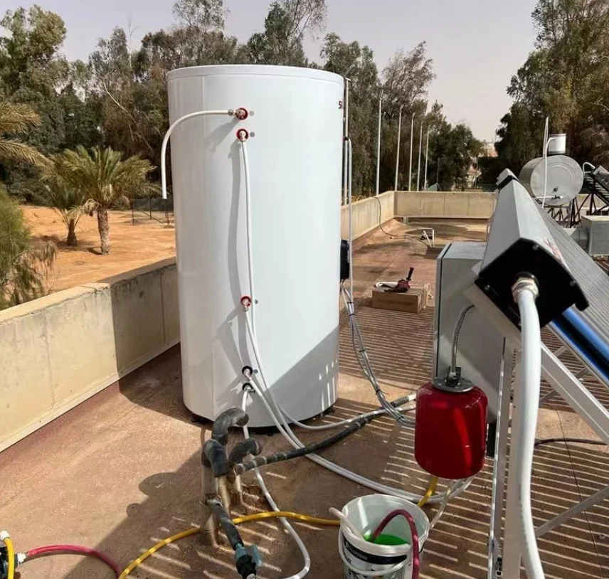 800L boiler hot water tank with double coils for split solar water system