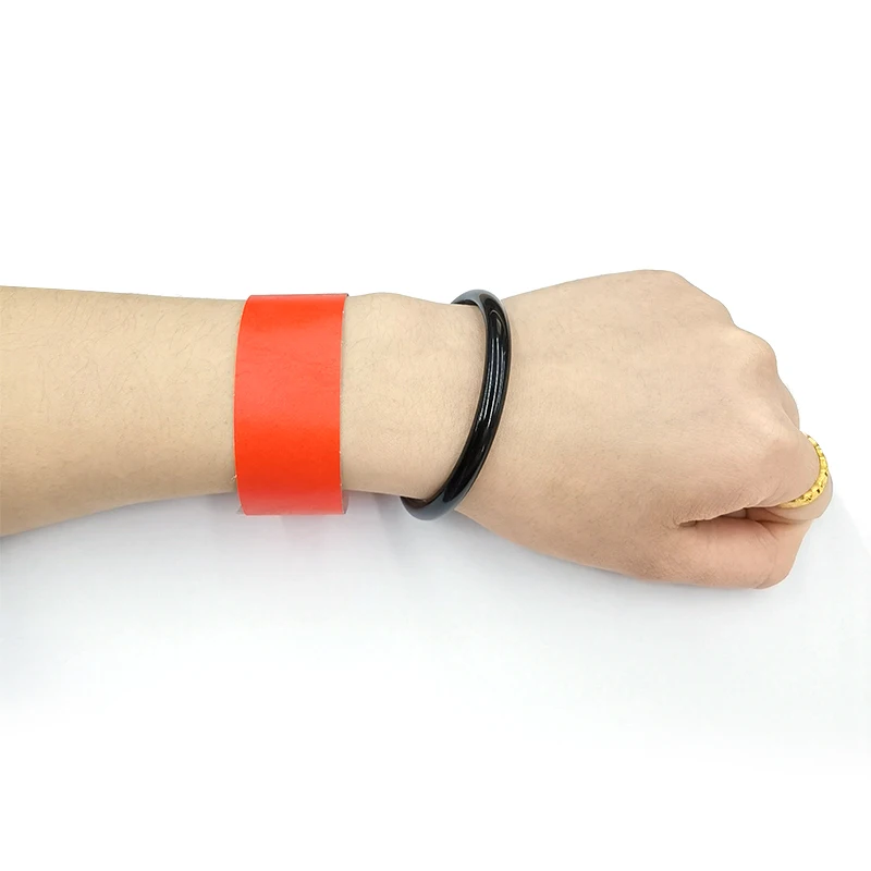 Eco-friendly RFID bracelet Waterproof 13.56Mhz M1 Classic 1K RFID Wristbands TYVEK