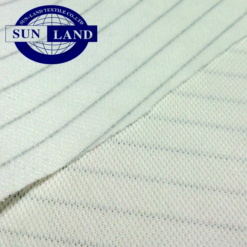 labor uniform workwear cloth 100% polyester antistatic double pique mesh fabric