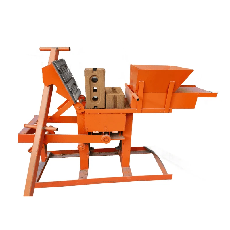 FL2-40 Interlocking clay mud ground stabilized soil brick making machine compressed earth block machine for sale