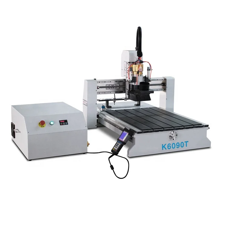 600 * 900mm working size 5 pcs auto tool changers home hobby 6090 small China cnc milling machine