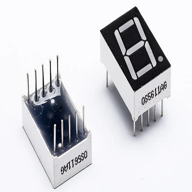 High Quality Common Anode Universal 1 Digit 7 Segment With Color Led Display