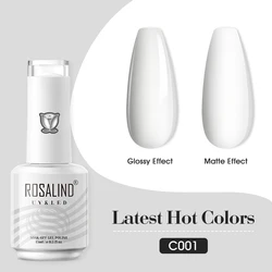 Rosalind professional nail supplies 15ml customized long lasting soak off pure vegan organic colour uv led nails gel polish