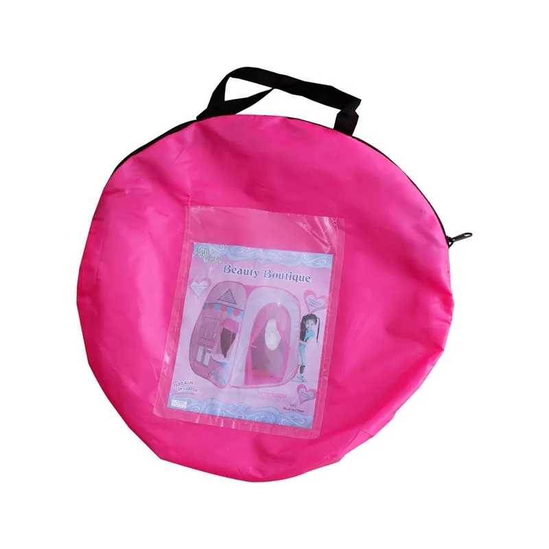 Pop up with Mesh Tent Outdoor Girls Playing Magic Dressing Castle Tent