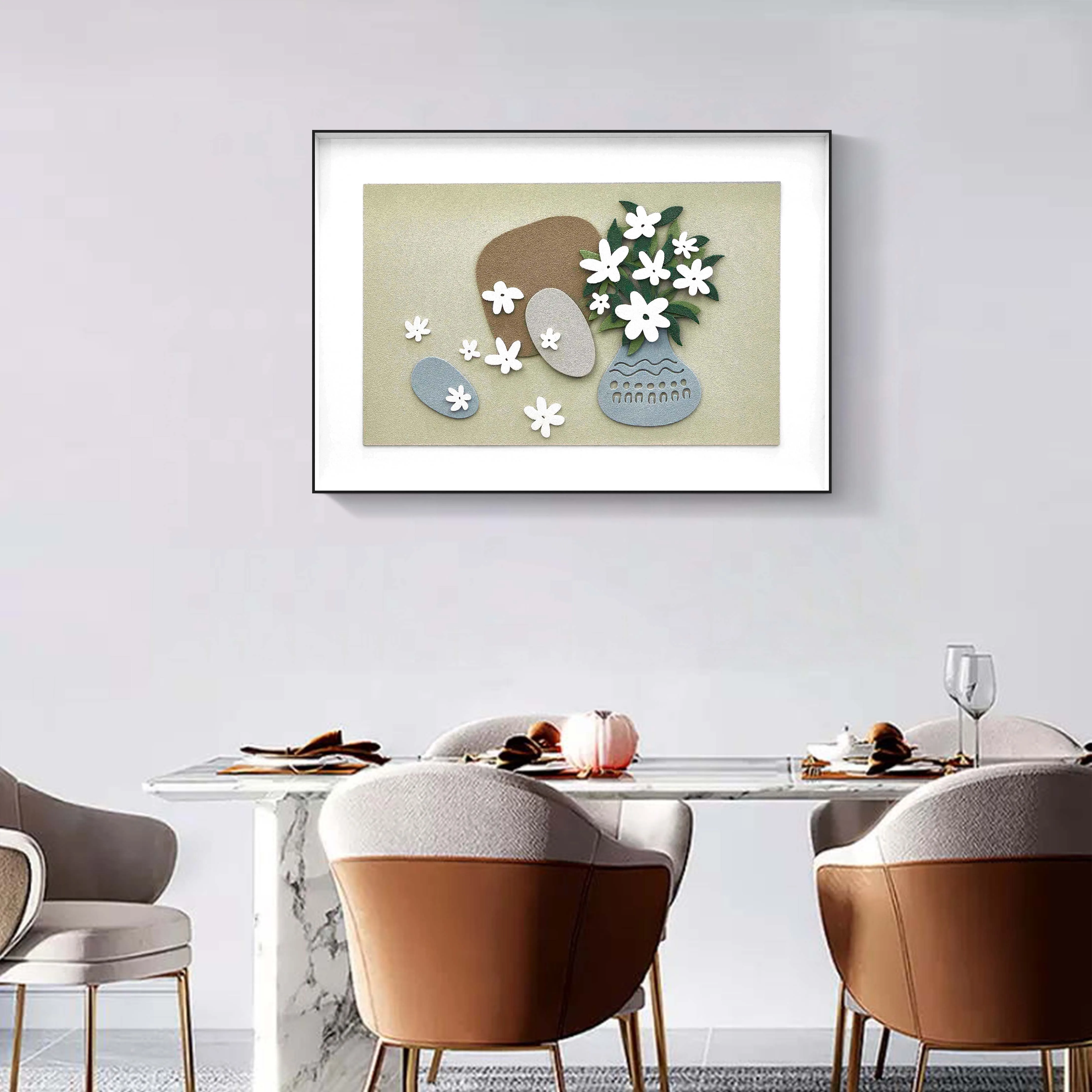 flowers decorative painting simple modern hanging paintings for dinner room bedroom hotel painting wall decor