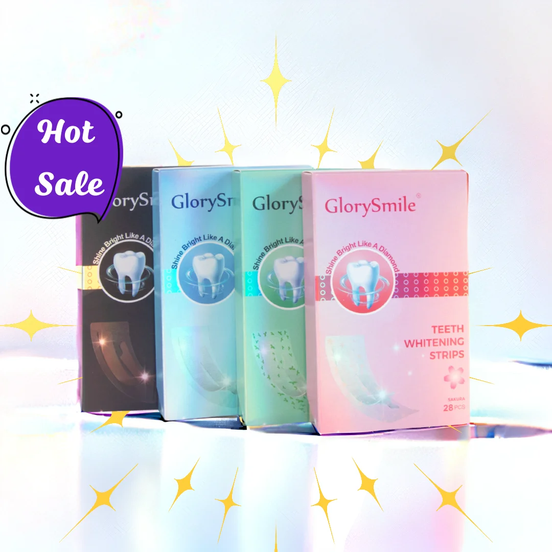 Люминисцентных 5D отбеливание зубов полоски нетоксичные PAP частная этикетка перекисью отбеливанных